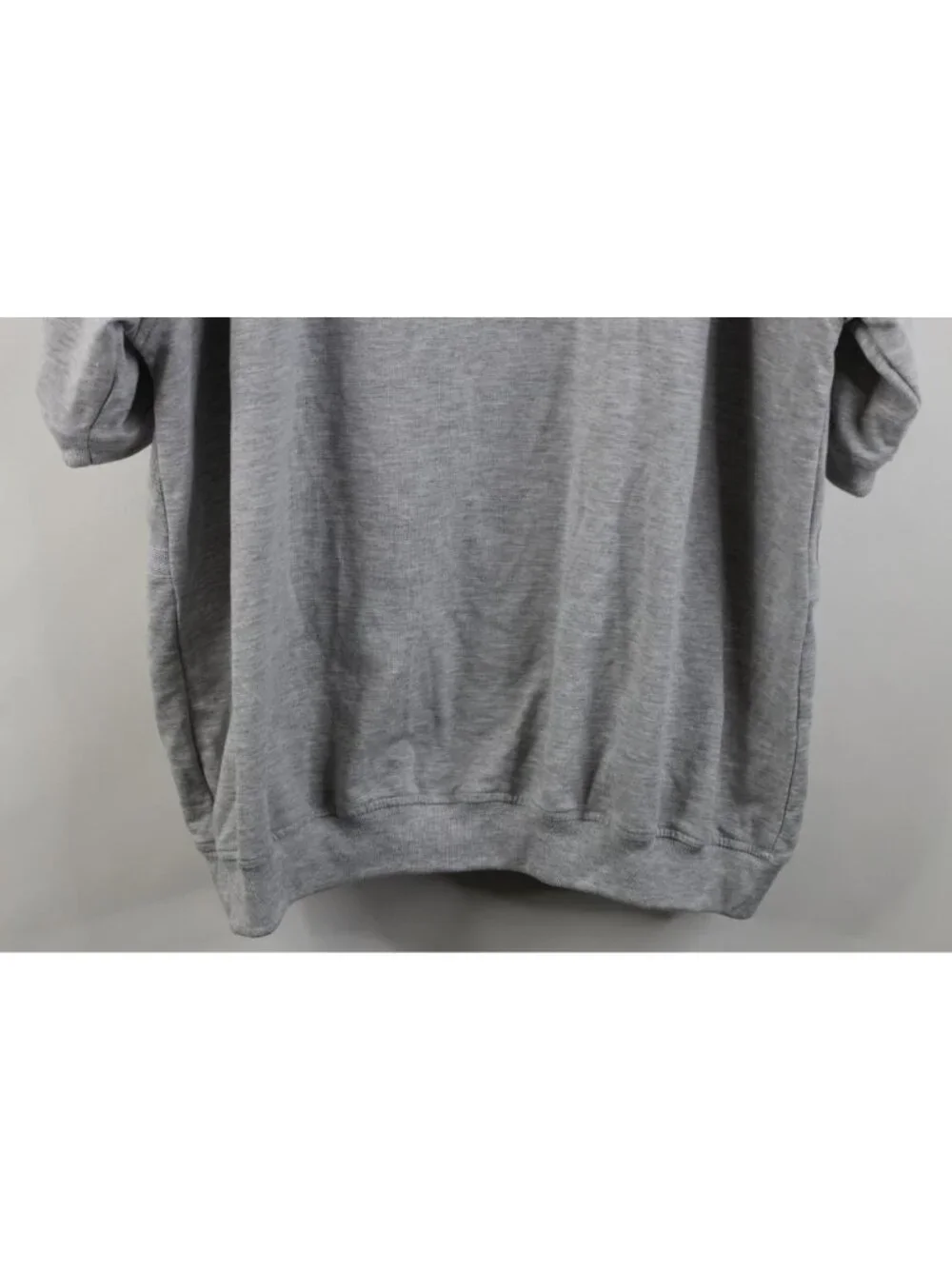 Vintage 90s Streetwear Mens 2XL XXL Striped Knit Pullover Golf Polo Shirt Gray